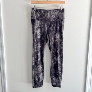 Target Gray Tie Dye High Rise Active Crop Leggings S